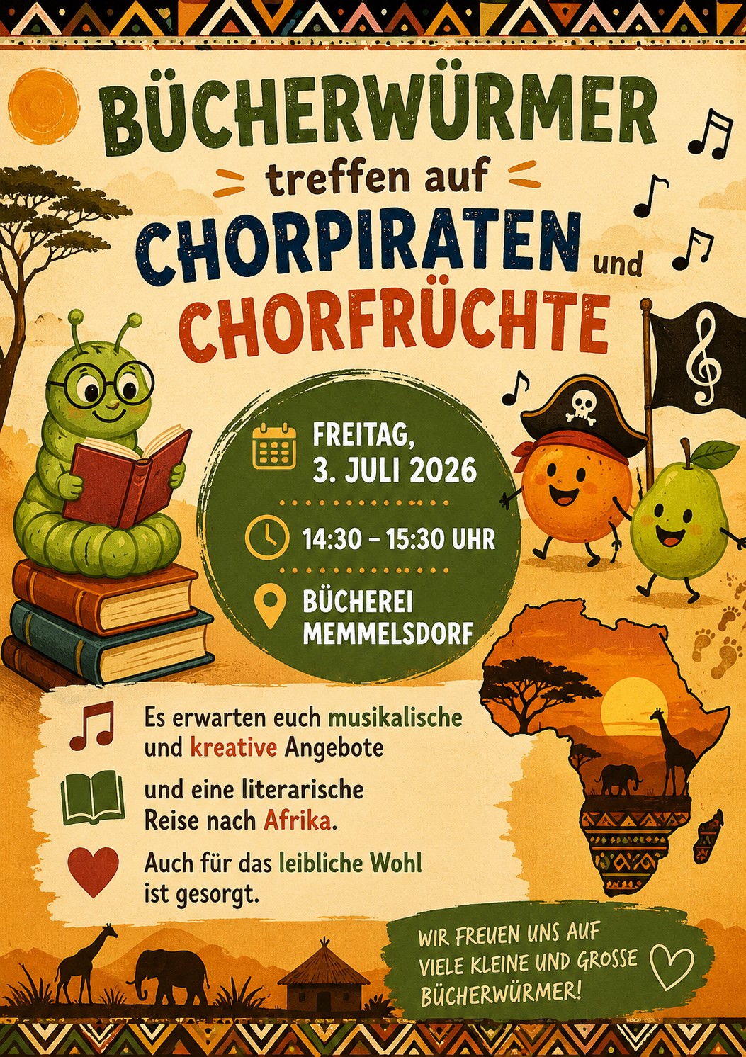 Afrikafest in der Bücherei