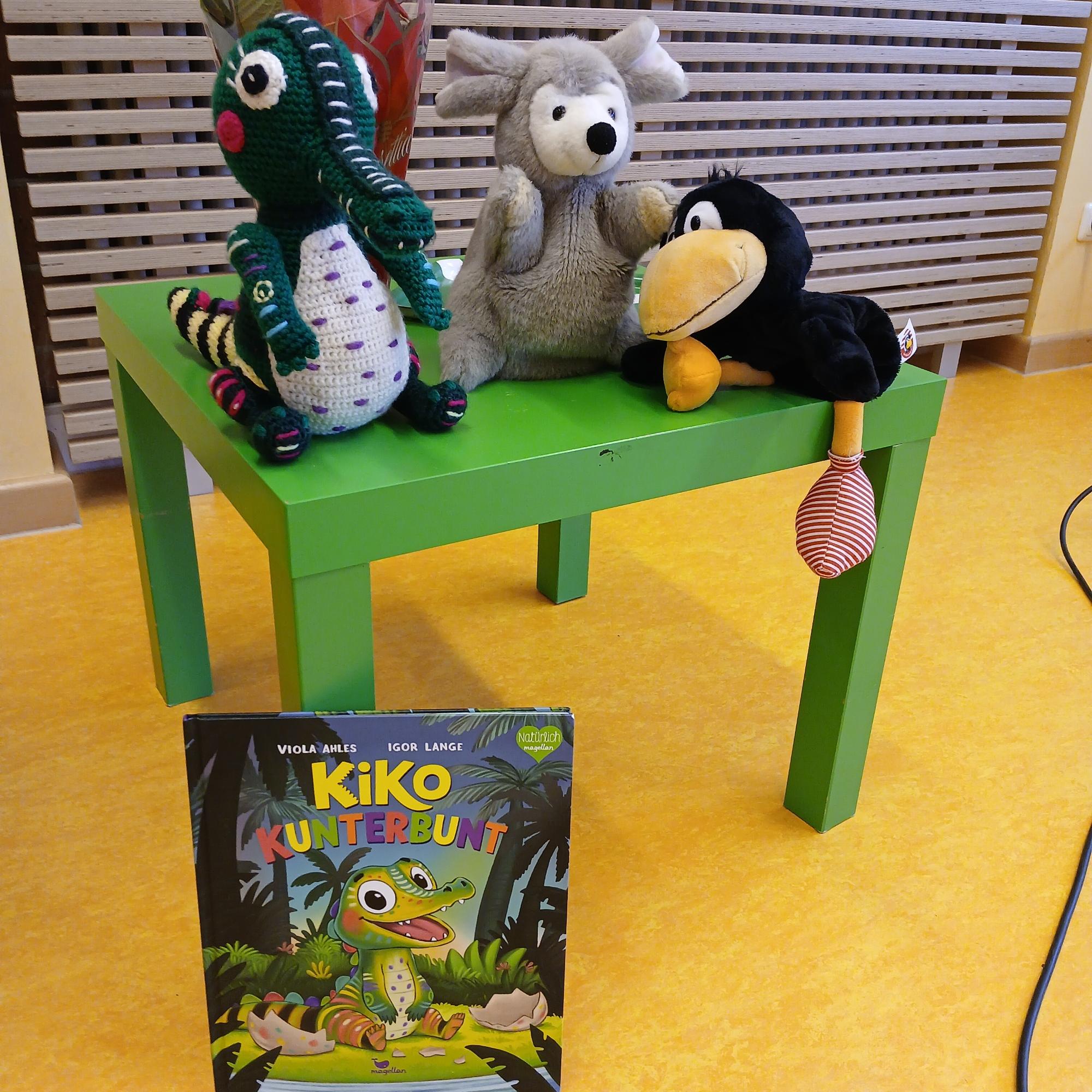 Lesung mit Viola Ahles mit ihrem Kinderbuch Kiko Kunterbunt in der Kindertagesstätte St. Franziskus Drosendorf